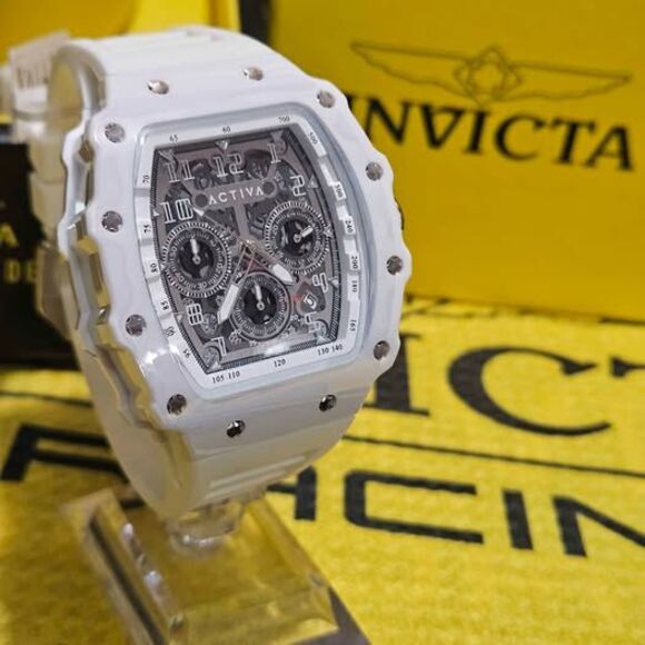 Activa x Invicta ACW2305-006 White Chronograph Sport Watch - Picture 6 of 6